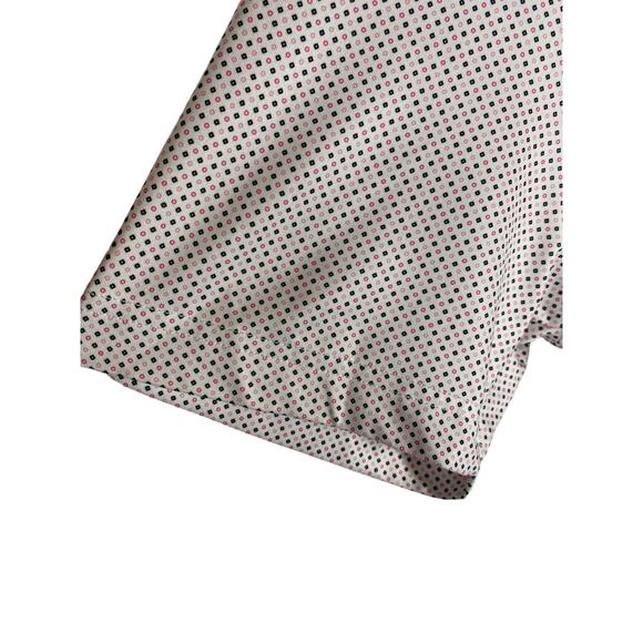 Men's Johnny O Polka Dot white golf polo Size Medium - Picture 3 of 8